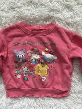 Hello Kitty & Friends Sanrio Toddler 3/6 Mo. Sweatshirt. Adorable, Fun